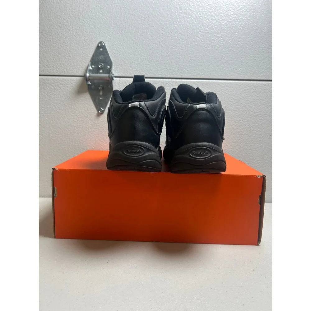 Reebok RB 210 KTS Black Leather Mid Top 10.5m #2739